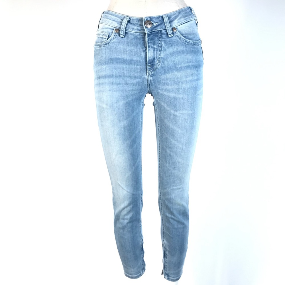 Silver suki mid ankle skinny jeans 28x27